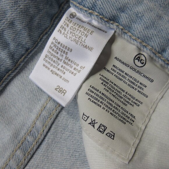 NWT Adriano Goldschmied AG Ex-Boyfriend Slim in Premiere Destroyed Jeans 29 - Picture 8 of 11